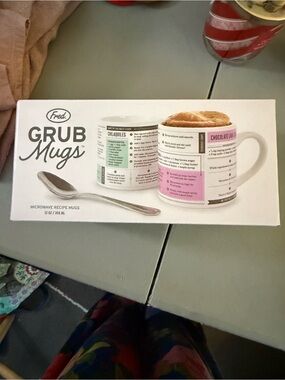 Fred Grub Mugs Microwave Recipe Mugs